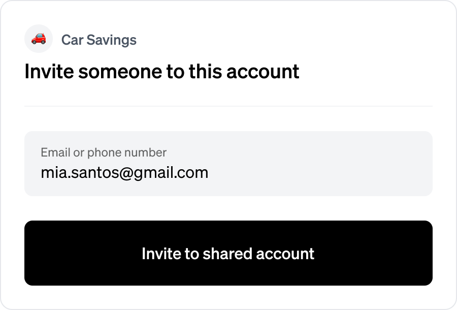 Inviting someone to a shared UniFi account