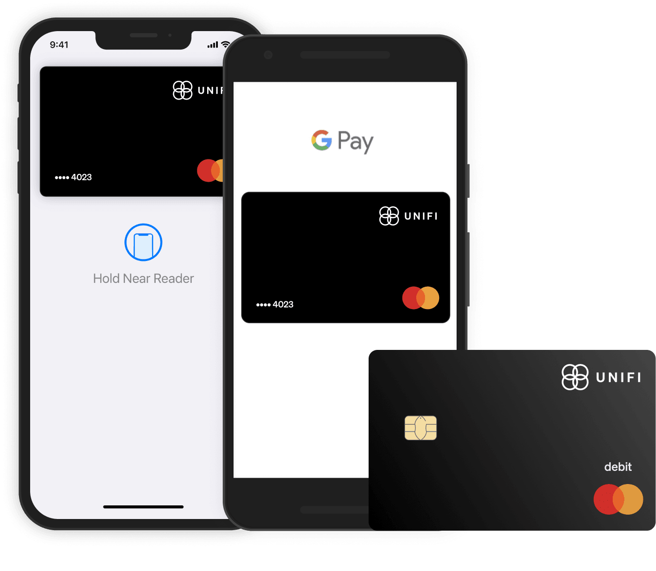 UniFi virtual card in a mobile wallet