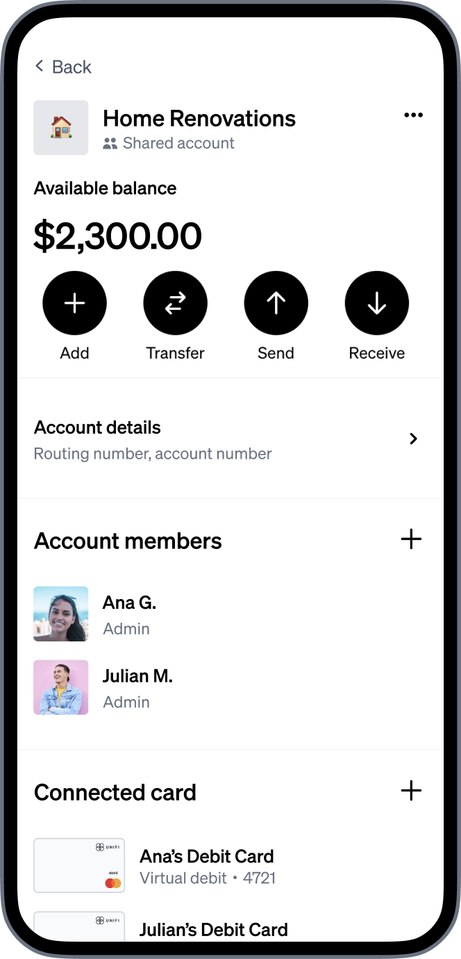 Shared account